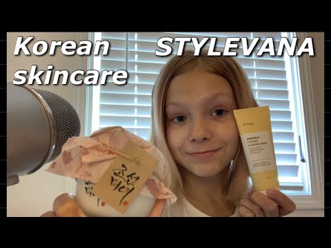 Trying out Korean skincare ASMR | STYLEVANA