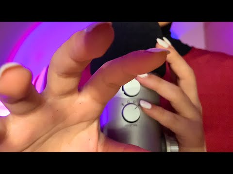 ASMR Scratching Your Face 😴🤏🏼 | Layered Mouth Sounds 👄