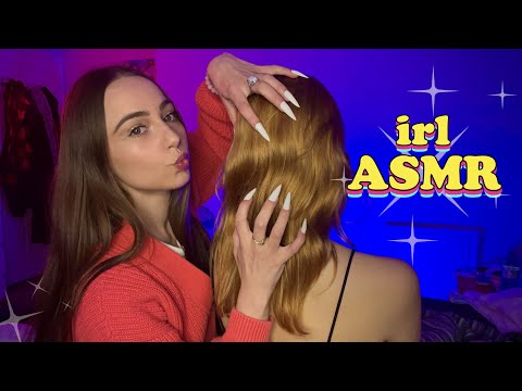 ASMR Real Back Tracing w/ Bestie ☆💘
