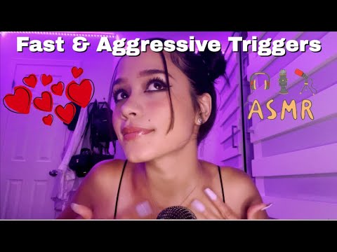 ASMR | Fast & Aggressive Triggers To Help You Sleep (Super Tingly)