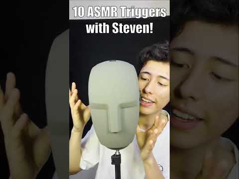 [ASMR] 10 triggers with: 🗿#shorts