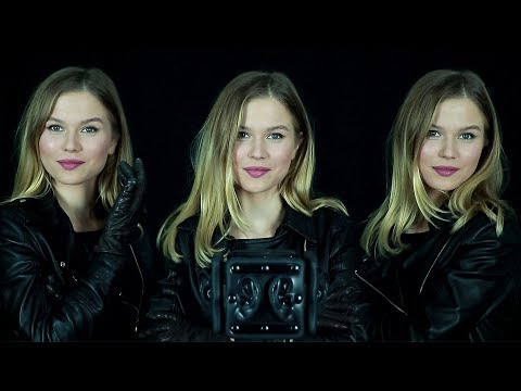 🎧ASMR🎧Leather Jacket and Glove sounds (Layered sounds)