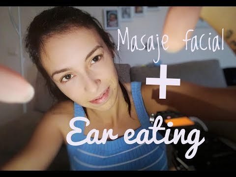 *ASMR*🤗👂 MASAJE FACIAL + EAR EATING!!!!