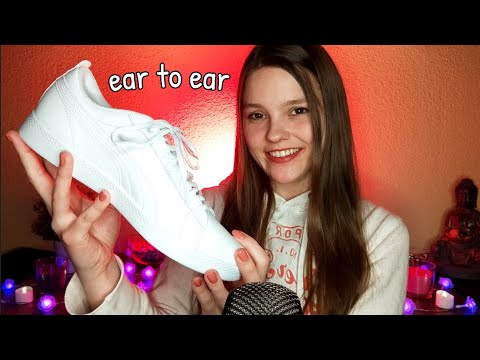 ASMR Shoe Tapping and Scratching (Ear to Ear Tingles) 👟