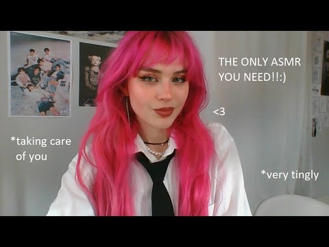 the ONLY ASMR YOU NEED! taking care of you (tapping, brushing, whispers, soft spoken, singing...)