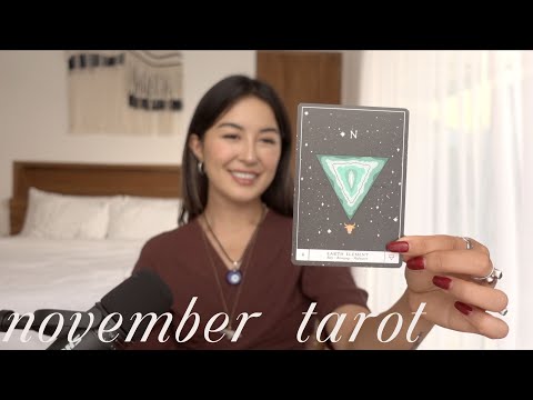 asmr tarot 🦋 pick-a-card tarot readings for november & scorpio season (TIMELESS readings)
