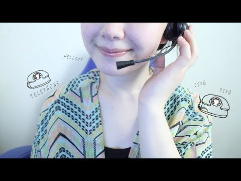ASMR Receptionist ROLEPLAY | Keyboard typing | Mouse Clicking/Scrolling | Whispering ETC