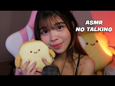 ASMR giving you the BEST SLEEP! mouth sounds, tapping, mic scratching (NO TALKING)