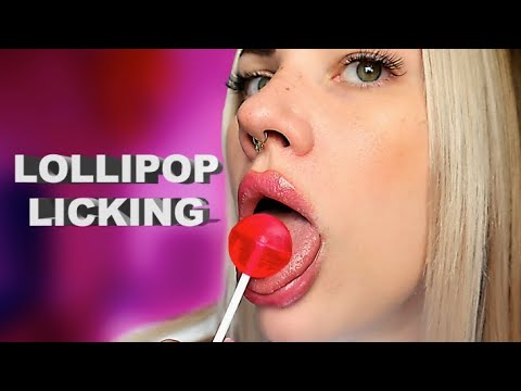 ASMR Eating a Lollipop Candy ! No Talking !