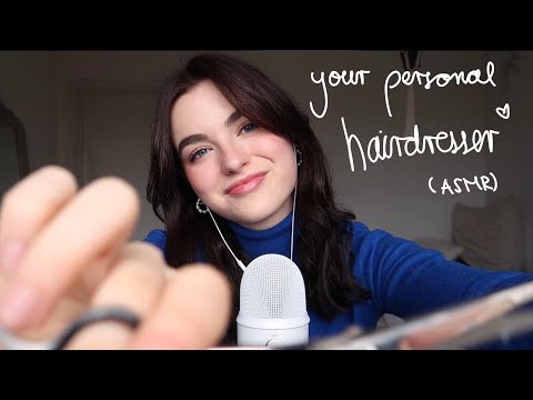 I will cut & style your hair (your personal hairdresser asmr)