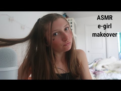 ASMR egirl gives you a makeover
