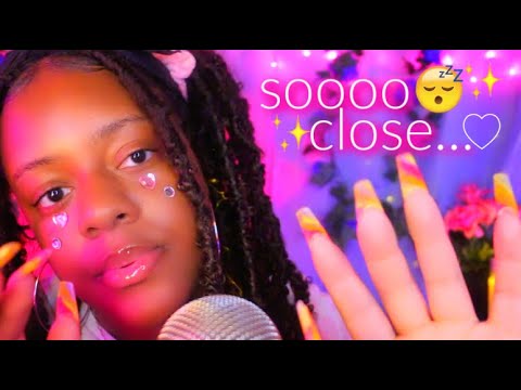 close up ASMR that will give you the shiversss...🤤♡✨ (brain melting & relaxingggg 🤤💖🌺)
