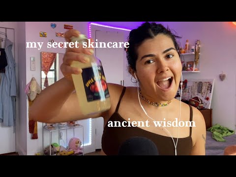 ASMR Doing my Skincare Routine on You (affirmations, soft spoken)