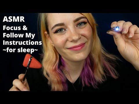 ASMR Super Sleepy Follow My Instructions Test 💤 ~ Focus & Attention For Relaxation | Soft Spoken RP