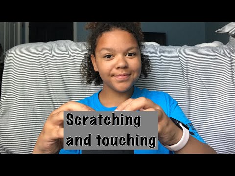 ASMR- scratching and touching the microphone 💛💜