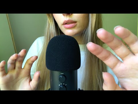 ASMR unpredictable trigger assortment | plucking, hand movements, mic scratching, hand sounds & more