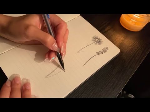 ASMR Sketching/Drawing | Soft Spoken Whispering