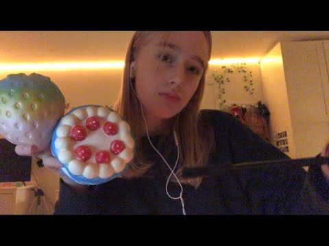 ASMR cute trigger assortment | squisy asmr, glass tapping, personal attention ⊹ 🍑