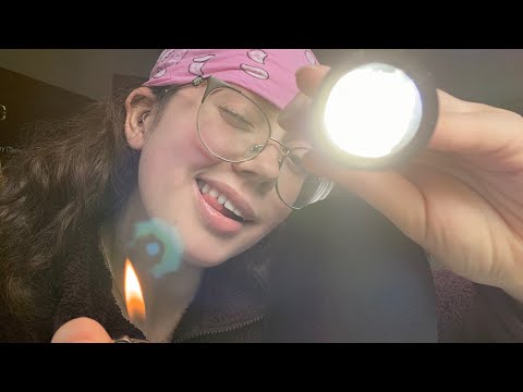 ASMR follow the light and pay attention triggers (visual triggers) (mouth sounds ASMR)