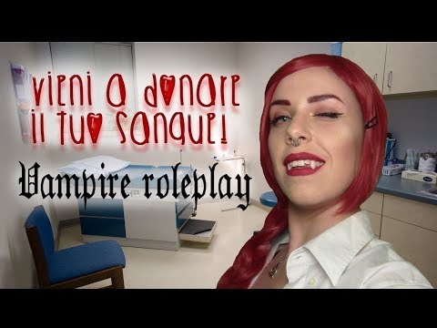 🦇The Underneath Society Series Ep.1: vieni a donare il tuo sangue! 🏥 (ASMR Vampire roleplay ita)