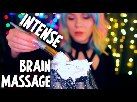 ASMR Shaving Foam On Mic 💎 Crinkle Sounds, Intense Brain Massage, No Talking