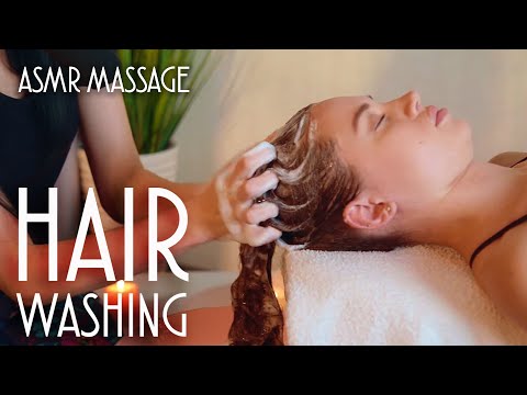 ASMR | MASSAGE | Asmr Hair Washing / Shampooing, Head Massage / asmr relax for sleep