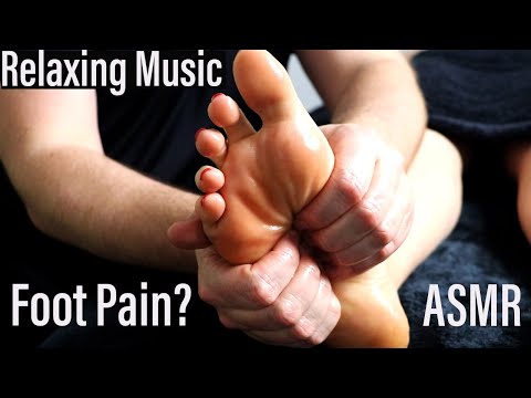 Foot Pain? You Need this - Best Ever Foot Massage with Relaxing Music [ASMR][No Talking]