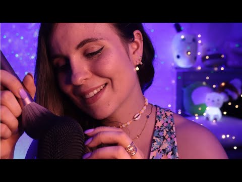 ASMR | SOFT SINGING : Je chante doucement pour t'endormir 💤 + Mic Brushing