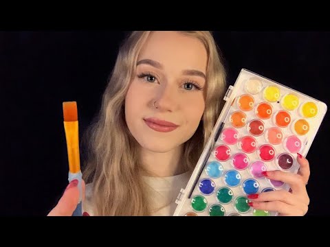 ASMR | Painting On Your Face! (Personal Attention, Whispering)