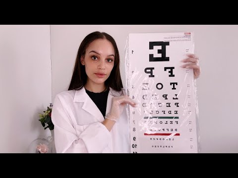 ASMR | CHECKING YOUR EYE SIGHT ROLE. PLAY