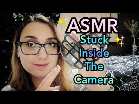 You Are Stuck Inside the Camera ASMR ~ (Items Touching the Camera, poking etc)