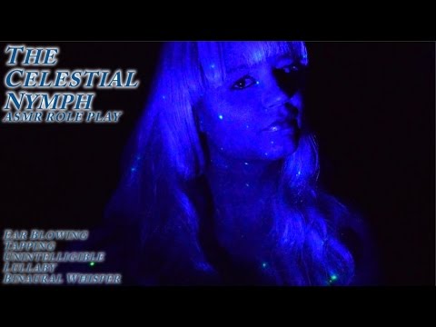 ASMR The Celestial Nymph Role Play. Guided Relaxation, Ear Blowing, Unintelligible Chant, Lullaby