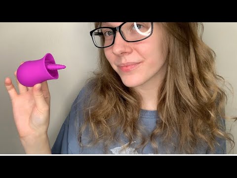 ASMR Unboxing + Reviewing Funzze Adult Toy - Tongue Vibrator