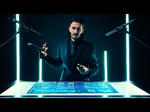 1H of Technical Drawing with Markers for John Wick (ASMR)
