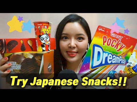 [한국어 ASMR] 다양한 일본과자 맛보기 Japanese Snacks Eating Sounds