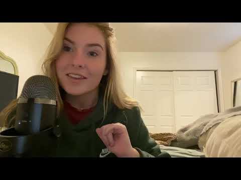 ASMR ramble and haul! (tapping and scratching)