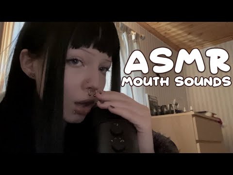 ASMR | Intense mouth sounds (finger flutters, inaudible whispering)