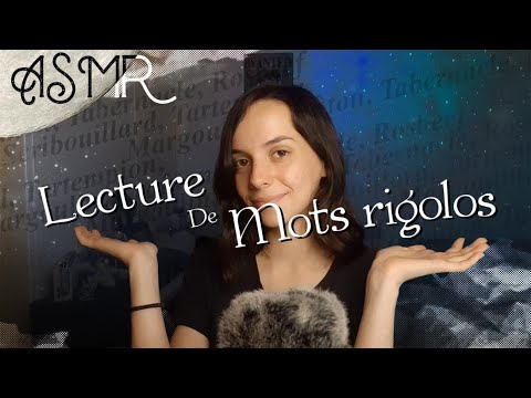 Lecture de mots rigolos - ASMR Français