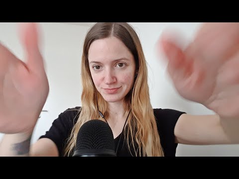 ASMR gripping, tapping, energy plucking, paper towel, glass - relaxing Patreon trigger December