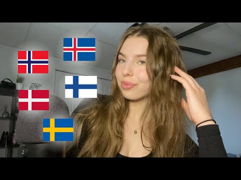 ASMR trying to speak the Scandinavian languages (swedish, danish, norgewian, icelandic, finnish)