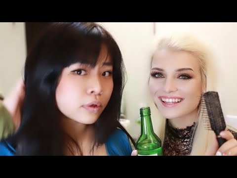 ASMR | 👯 Girls at the Night Club Comforting and Boosting your Confidence | Featuring ASMR Shanny
