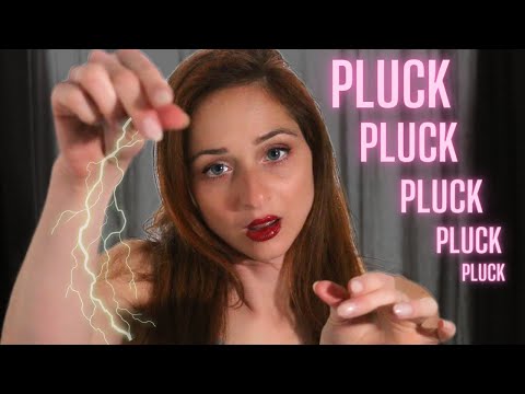 [ASMR] Plucking and Removing bad Energy - Personal Attention (Whispered Role Play, Fluffy Mic)