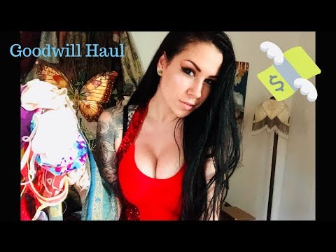 ASMR Thrift (TRY-ON) Haul 27. Show & Tingle. Soft Spoken. Tapping.