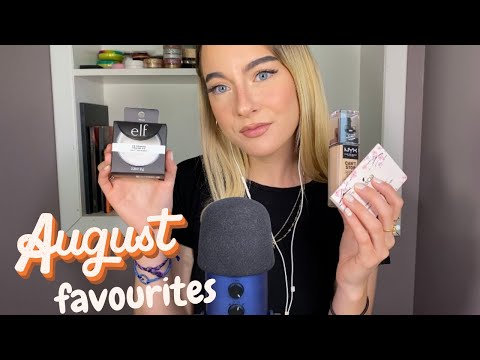 ASMR | august 2021 favourites | makeup triggers