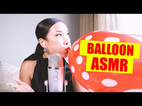 ASMR Balloon Sounds 🎈 | Blowing, Bouncing, Whispering, Tapping and Popping