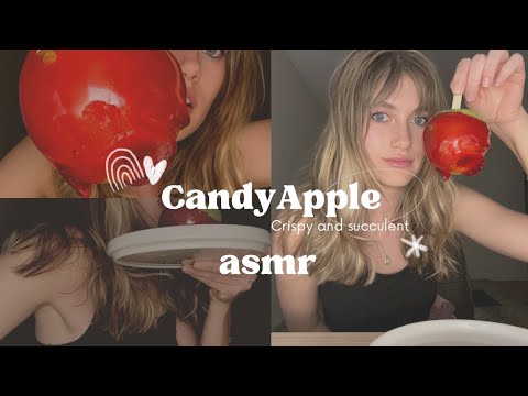 ASMR Candy Apple… succulent and sweet!