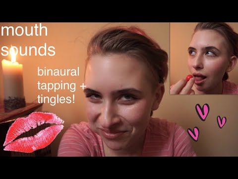 ASMR - Hard candy mouth sounds (clicky, slurpy, tingly goodness) + brushing and more