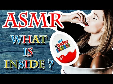ASMR| What is inside Kinder Surprise?