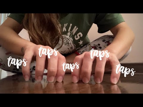 floor tapping asmr, fast tapping, up close 🫶🏻 for the natural short nails lovers 🫶🏻