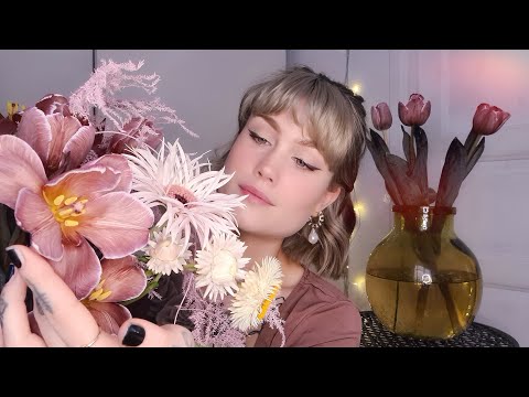 FLOWER SHOP -crinkly sounds, whispering, tips and tricks ASMR